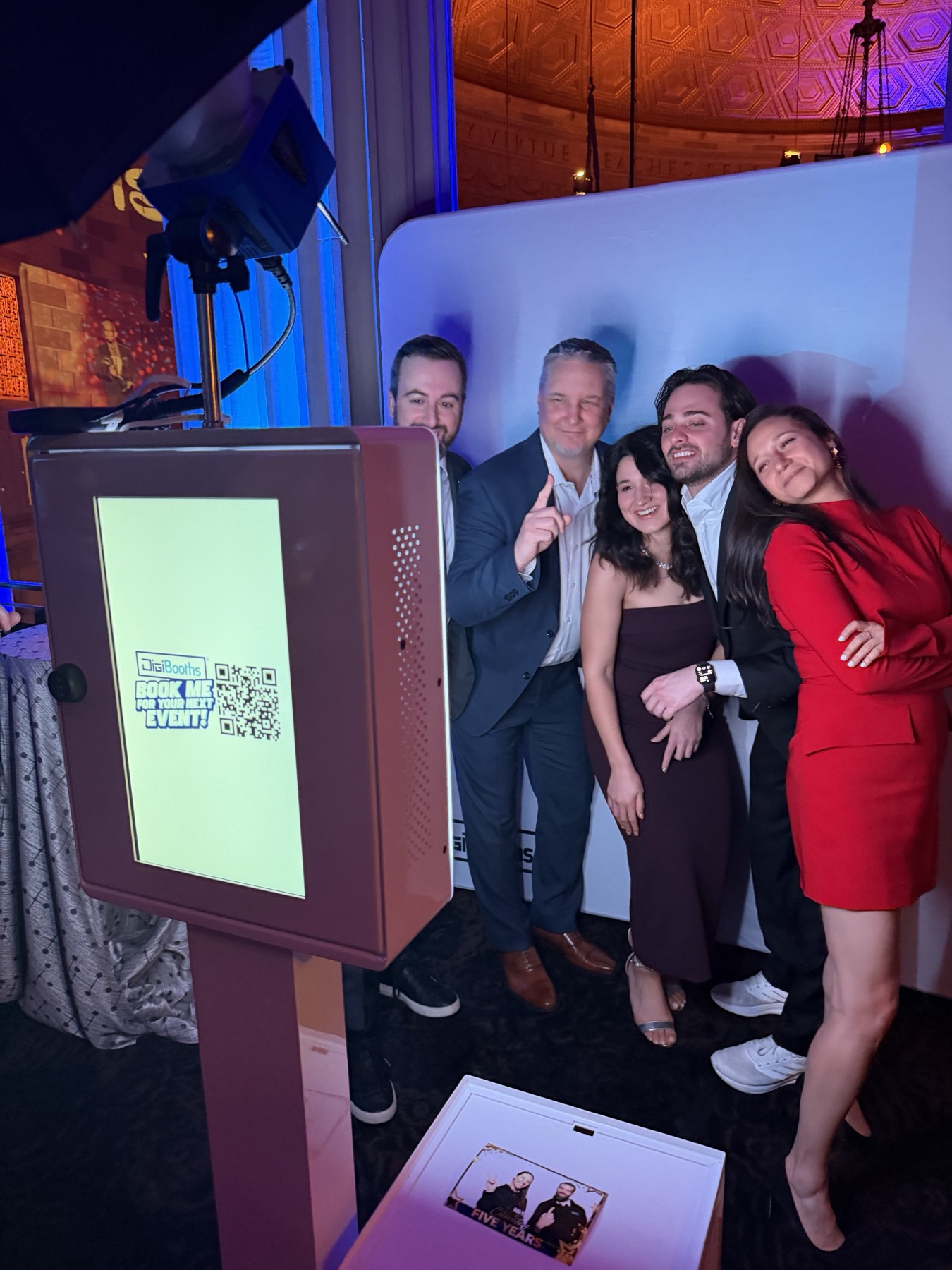 A recent DigiBooths photo experience at a Los Angeles event