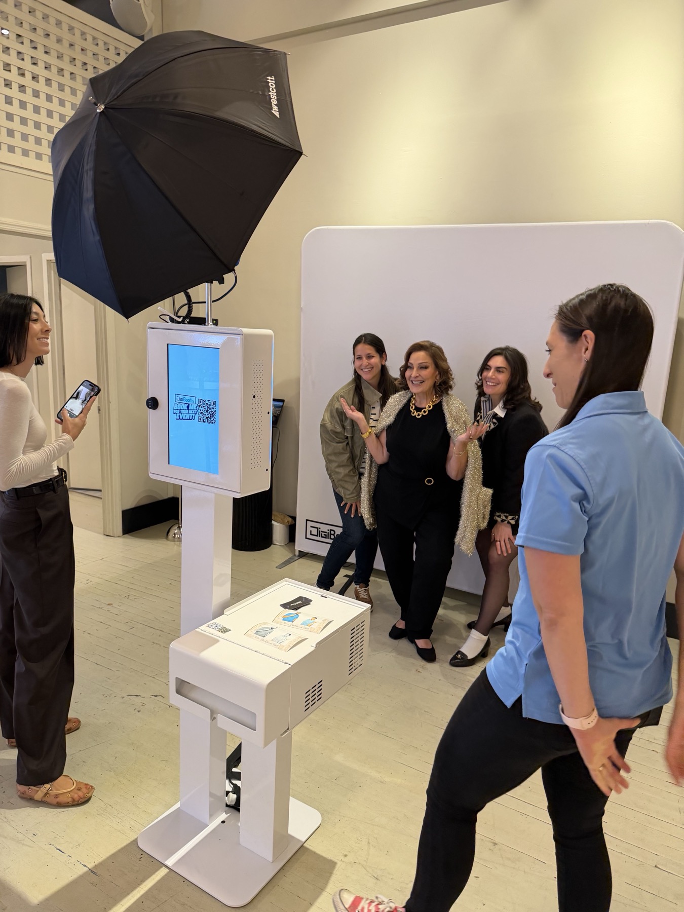 A recent DigiBooths photo experience at a Miami event