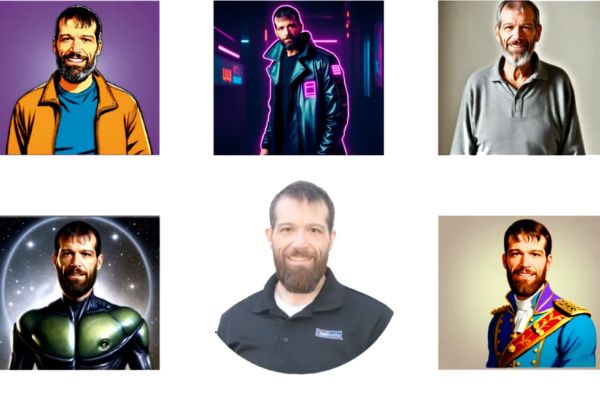 How AI photo booth create AI photos.