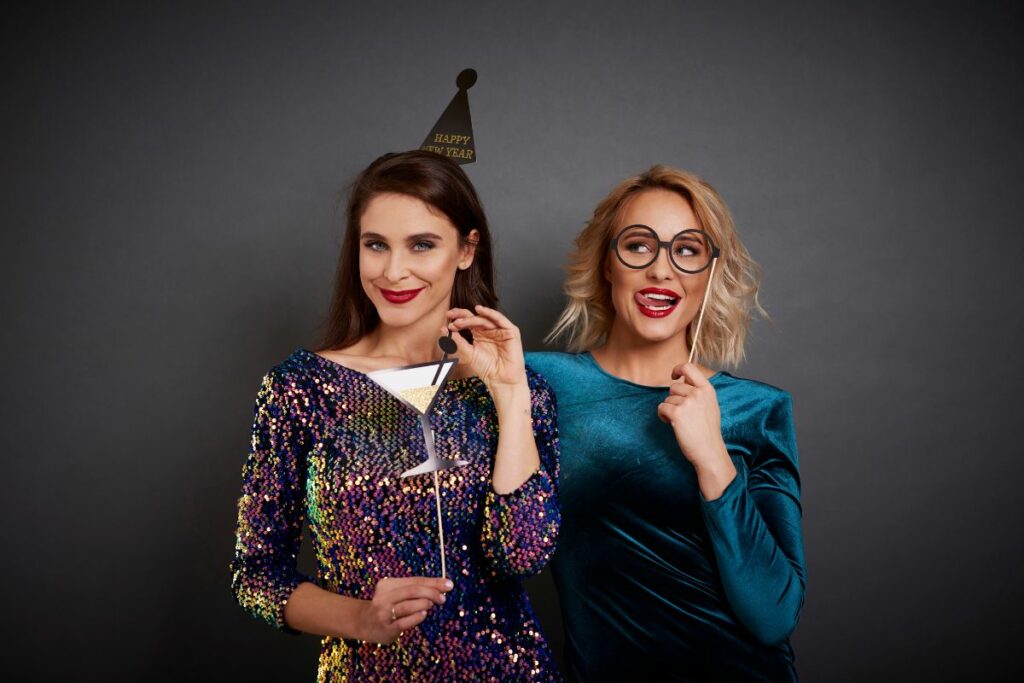 Outfits to wear in a photo booth.